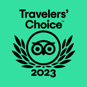 Selo de Travelers' Choice do TripAdvisor recebido pela Rio Montanha em 2023